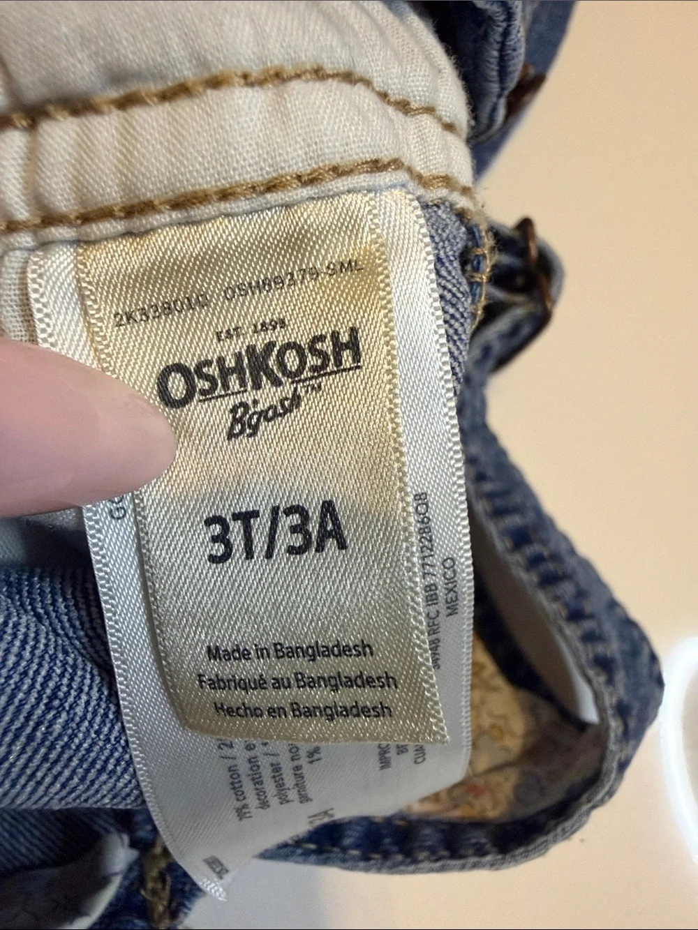 Osh’Kosh Children's Blue Denim Overalls -